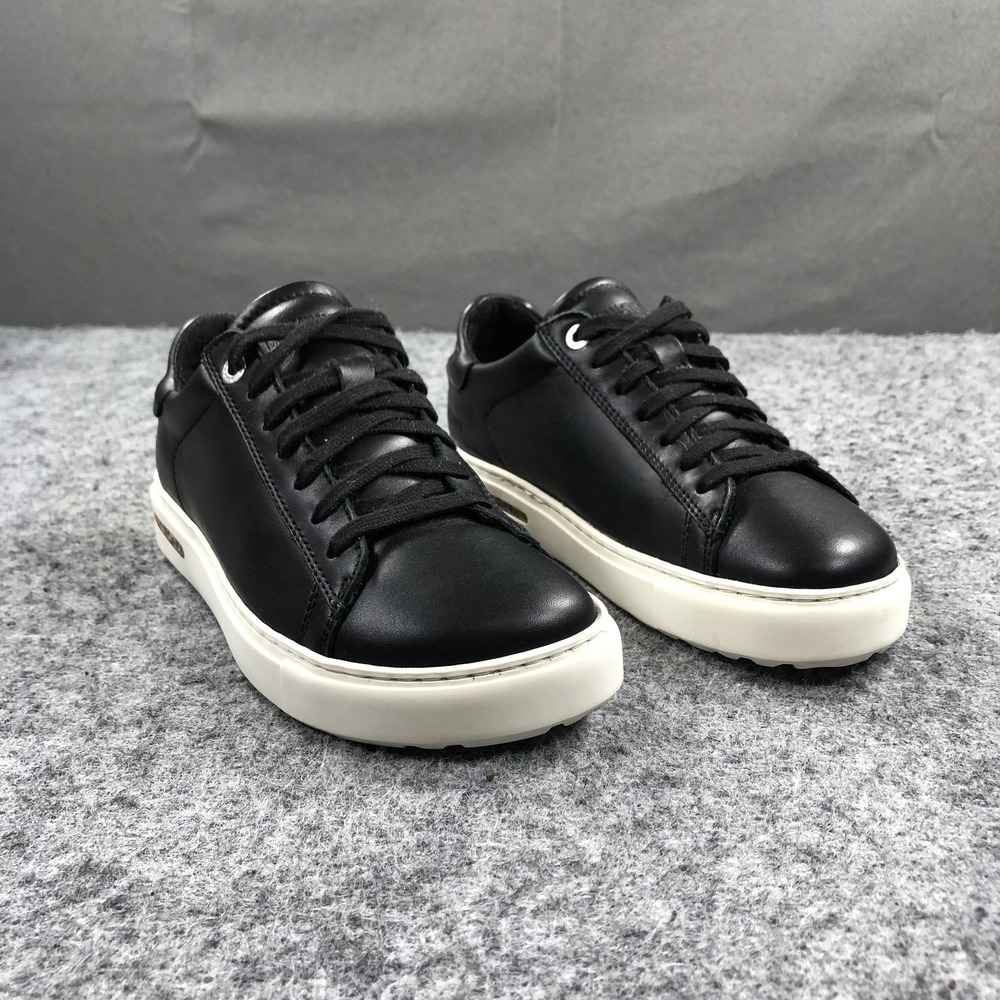 Birkenstock Bend Low Shoes Womens Size 5.5 Black Leather Lace Up Comfort